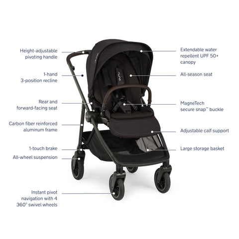 travel system stroller nuna Nuna SWIV Stroller