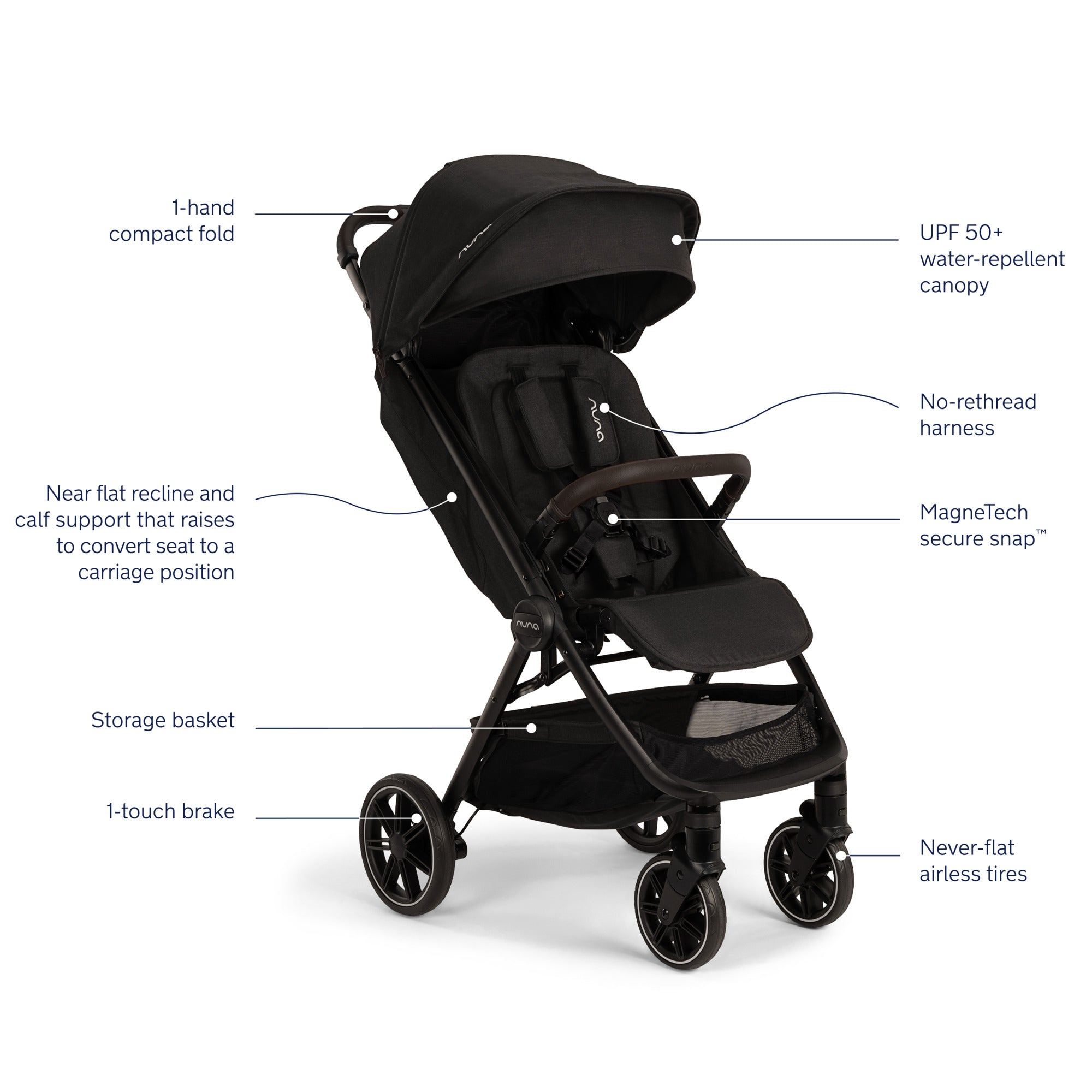Nuna Trvl LX Stroller + Carry Bag – Nesting House
