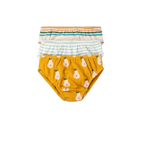 Summer Pears Organic Underwear Set - 3 Pack