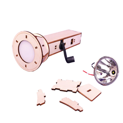 Hand-Crank Flashlight DIY Kit