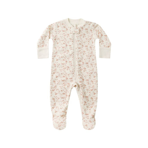 Zip Long Sleeve Sleeper Footie - French Garden