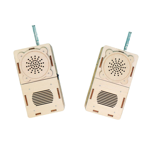 Build & Learn Walkie Talkie STEM Kit - Set of 2