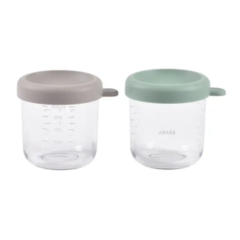 Glass Baby Food Jars - Set of 2