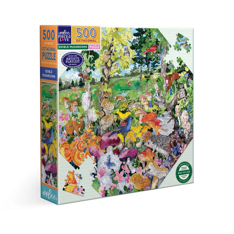 500 Piece Puzzle - Edible Mushrooms