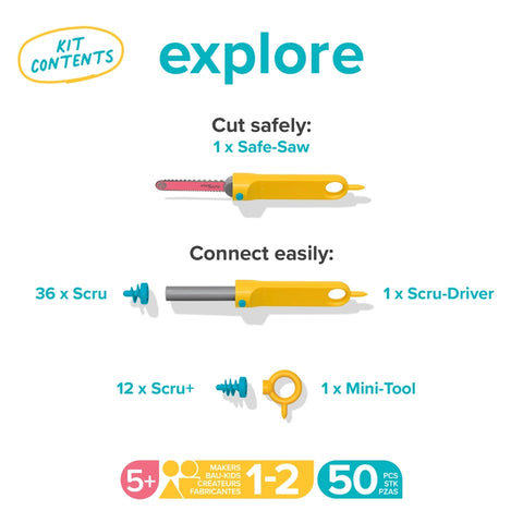 Cardboard Construction Explore Kit