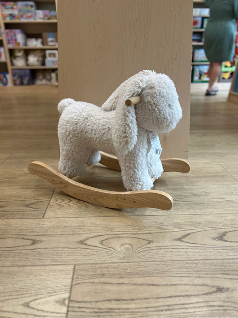 ♻Pottery Barn Sherpa Bunny Rocker