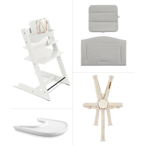 Stokke Tripp Trapp High Chair² with Cushion + Stokke Tray