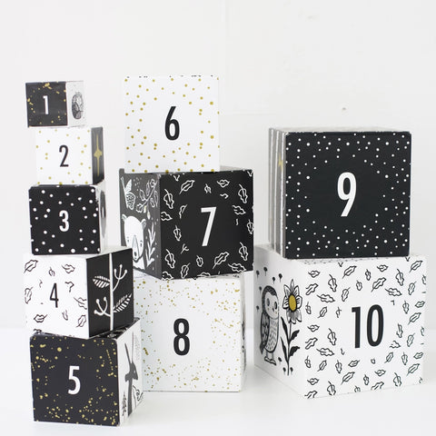Nesting Blocks - Woodland Numbers