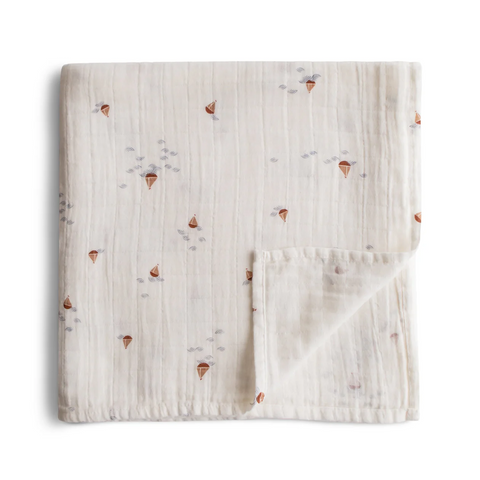 Organic Cotton Muslin Swaddle