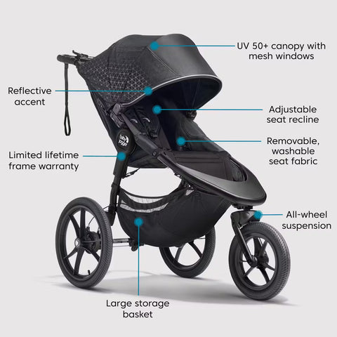 Baby Jogger Summit X3 Single Jogging Stroller