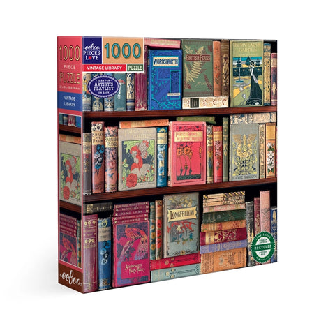 1000 Piece Puzzle - Vintage Library