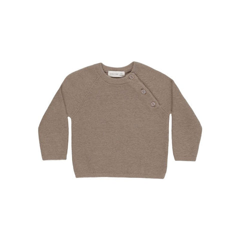 Bailey Knit Sweater - Heathered Mocha