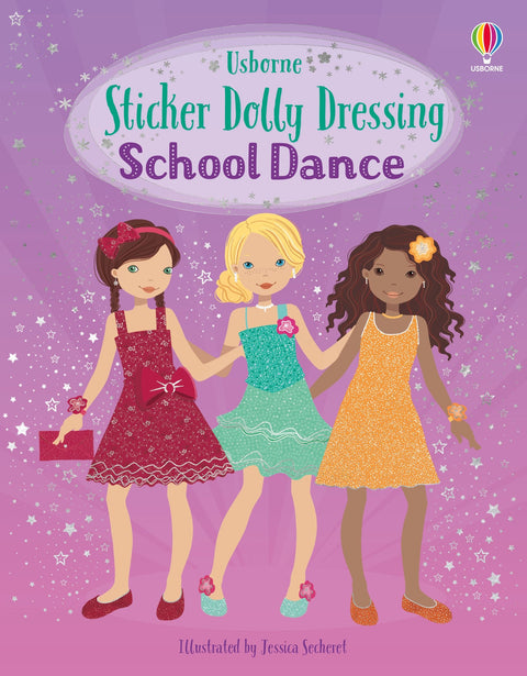 Sticker Dolly Dressing Book School Dance