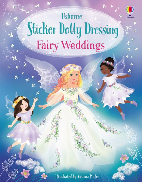 Sticker Dolly Dressing Book Fairy Weddings