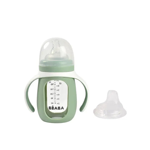 2-in-1 Glass Training Bottle