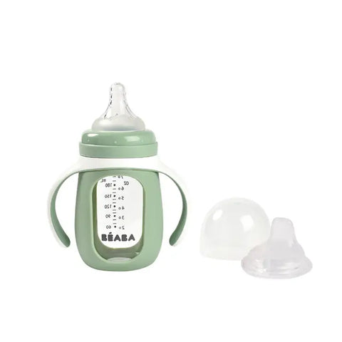 2-in-1 Glass Training Bottle