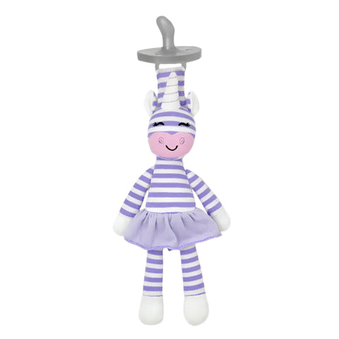 Organic Pacifier Buddies Cupcake Unicorn