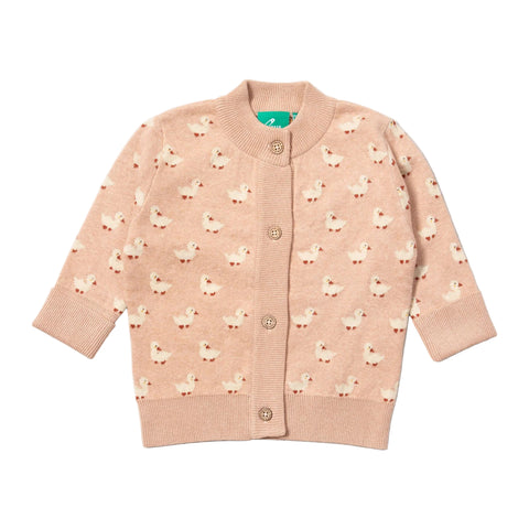 Little Ducks Knitted Cardigan