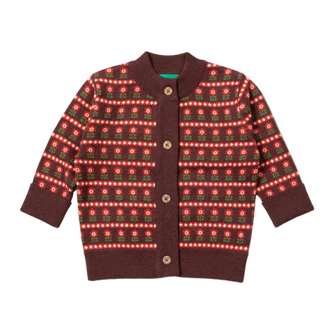 Collecting Flowers Knitted Cardigan