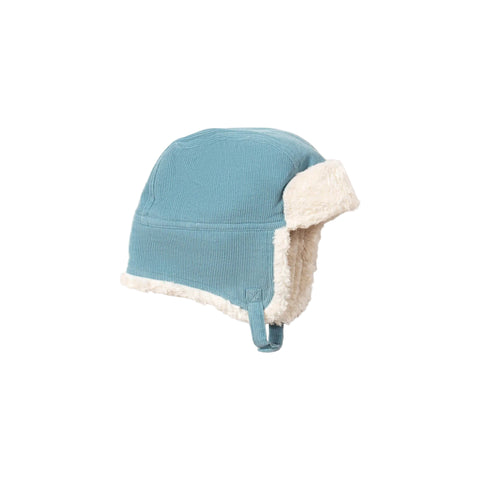 Pale Blue Sherpa Fleece Cosy Hat
