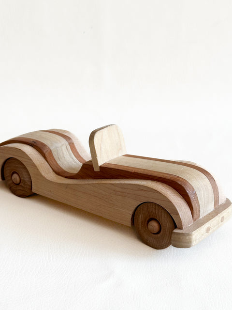 ♻ Wooden Retro Car