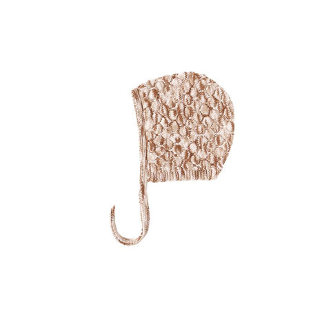 Knit Bonnet - Rose Speckle