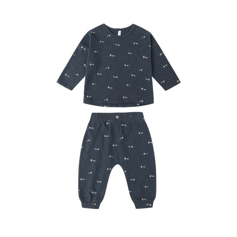 Long Sleeve Tee + Pant Set - Star