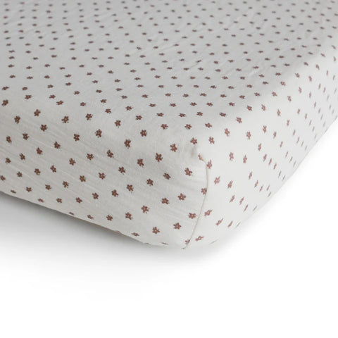 Cotton Muslin Crib Sheet