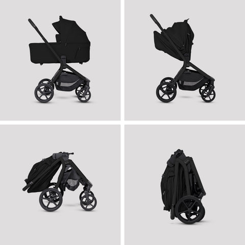 Silver Cross Breez Compact Stroller + Folding Bassinet Bundle