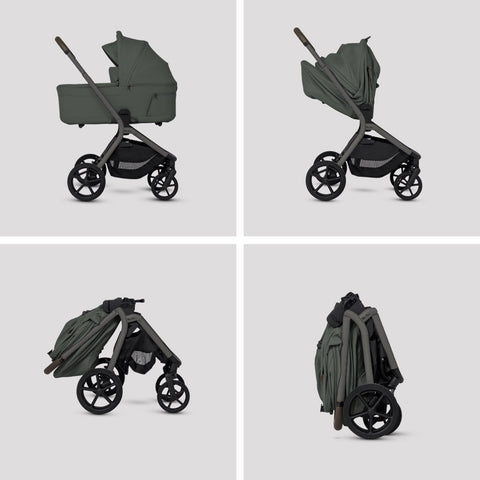 Silver Cross Breez Compact Stroller + Folding Bassinet Bundle