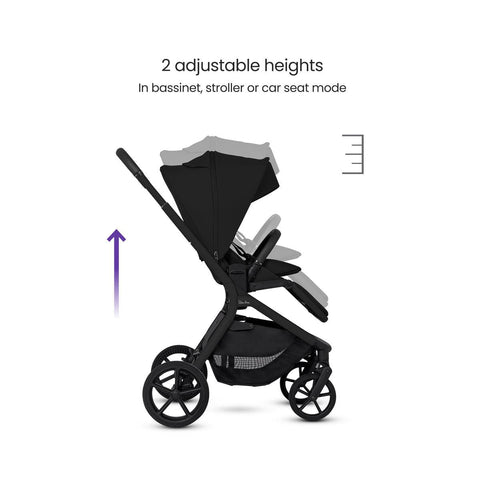 Silver Cross Breez Compact Stroller + Folding Bassinet Bundle