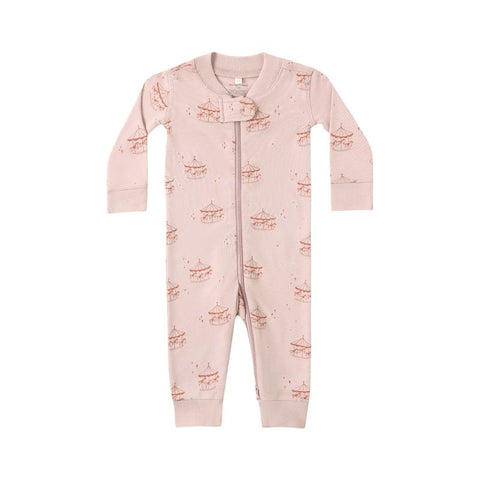 Zip Longsleeve Sleeper - Carousel