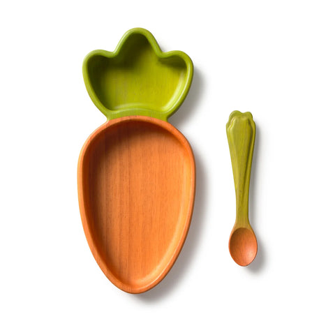 Bowl and Spoon Set - Cathy the Carrot