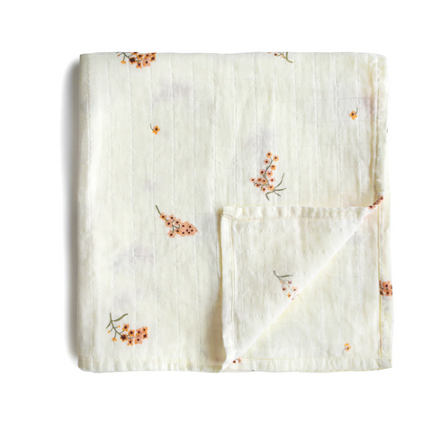 Organic Cotton Muslin Swaddle