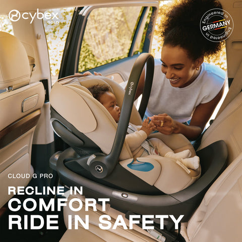 Cloud G Pro Comfort Extend Infant Car Seat by Cybex Almond Beige
