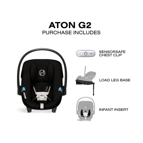 Cybex Aton G2 Infant Car Seat + Load Leg Base