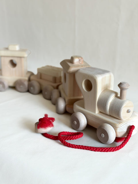 ♻ Different Drummer Large Wooden Train