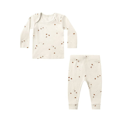 Ribbed Tee + Legging Set - Acorns