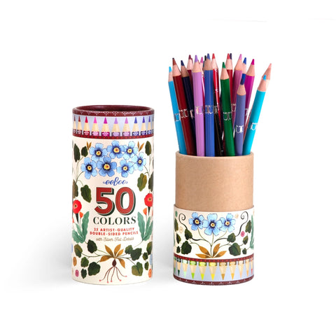 Flora's 25 Double-Sided Colored Pencils