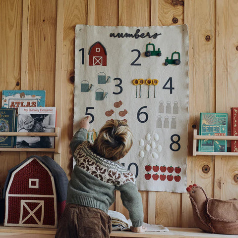 Wall Hanger - Farm Numbers