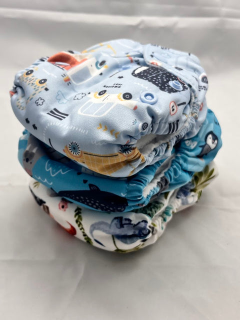 ♻ Thirsties Newborn All-in-One Bundle no57974