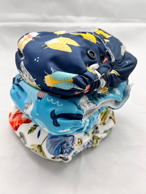 ♻ Thirsties Newborn All-in-One Bundle no57971