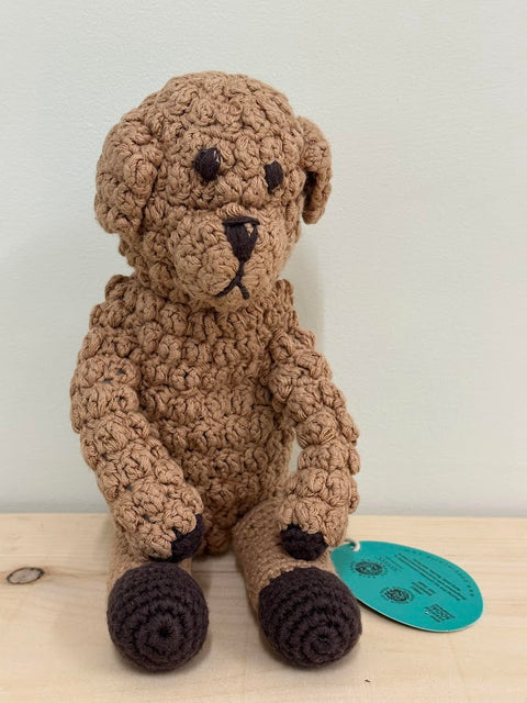 ♻ Pebble Crocheted Dog