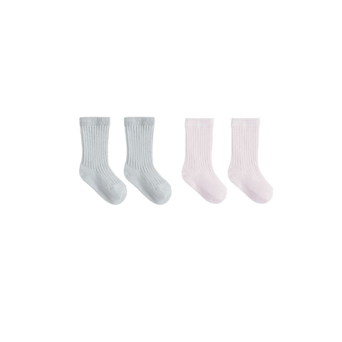 Socks Set - Ice Blue, Lilac