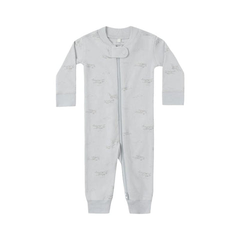 Zip Longsleeve Sleeper - Airplane