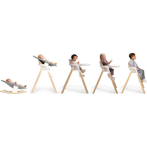 Nuna BRYN High Chair + Newborn Rocker Seat