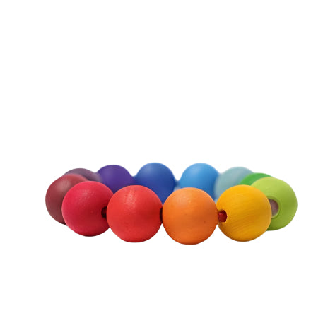 Rainbow Bead Ring