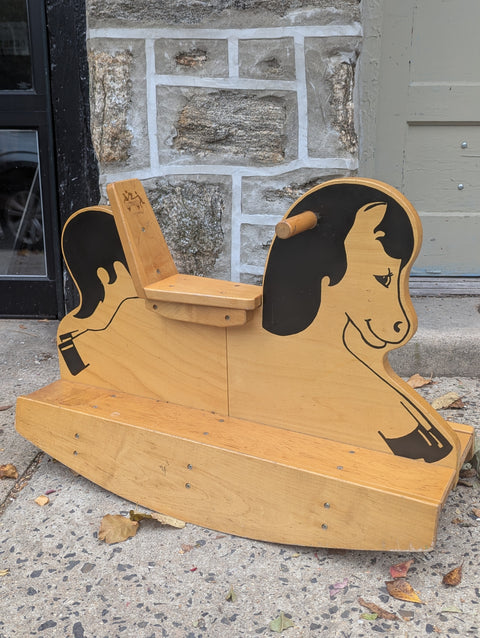 ♻ Community Playthings Wooden Rocking Horse No57346