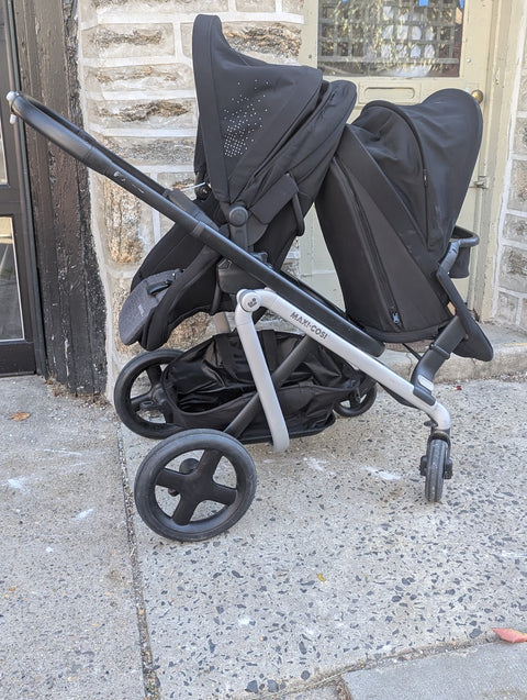 ♻ Maxi Cosi Lila Double Stroller, 2020  w/ rain covers & accessories No 57403