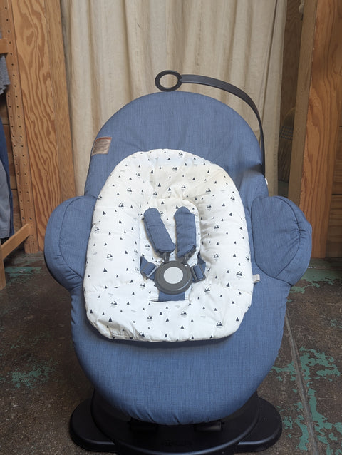 ♻ Stokke Steps Bouncer blue & white No58125